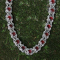 Featured review for Carnelian choker, Radiant Queen