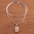 Pearl pendant necklace, 'Rose Cluster' - Pearl pendant necklace thumbail