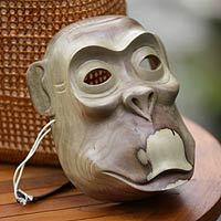 Wood mask,