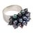 Pearl cluster ring, 'Grape Cluster' - Pearl cluster ring (image 2d) thumbail