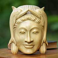 Wood mask,