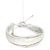Leather bracelet,