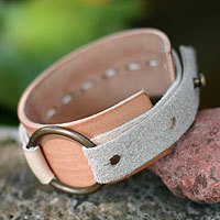 Leather bracelet,
