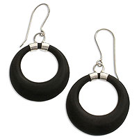 Cow horn dangle earrings Sophisticated Moons Indonesia