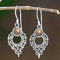 Sterling silver dangle earrings Joy Indonesia
