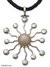 Pearl and leather necklace, 'White Star' - Pearl and leather necklace (image 2a) thumbail