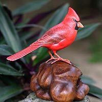 Wood statuette,