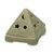 Ceramic tealight candleholder, 'Pyramid of Light' - Ceramic Pyramid Candleholder Handcrafted in Bali (image 2a) thumbail