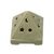Ceramic tealight candleholder, 'Pyramid of Light' - Ceramic Pyramid Candleholder Handcrafted in Bali (image 2b) thumbail