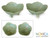 Ceramic soap dishes, 'Lotus Pond' (pair) - Handmade Ceramic Floral Soap Dishes (Pair) thumbail