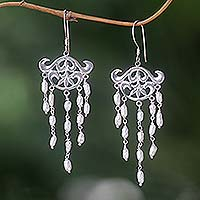 Pearl chandelier earrings White Rain Indonesia