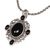 Onyx pendant necklace, 'Java Queen of the Night' - Onyx pendant necklace (image 2c) thumbail