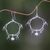Pearl dangle earrings, 'Ode to Friendship' - Pearl dangle earrings thumbail