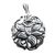 Sterling silver pendant, 'Radiant Daffodil' - Sterling Silver Flower Pendant (image 2a) thumbail