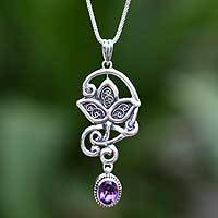 Amethyst necklace,