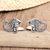 Sterling silver cufflinks, 'Arjuna' - Sterling Silver Cufflinks thumbail