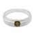 Peridot solitaire ring, 'Honeymoon' - Peridot solitaire ring (image 2b) thumbail