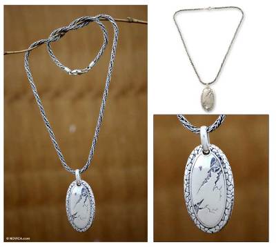 Sterling silver pendant necklace, Beginning of Life