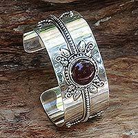Carnelian cuff bracelet,