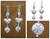 Sterling silver dangle earrings, 'Butterfly Heart' - Sterling silver dangle earrings thumbail