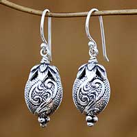 Sterling silver dangle earrings Strawberry Indonesia