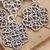 Sterling silver chandelier earrings, 'Heartfelt Bouquet' - Fair Trade Floral Sterling Silver Dangle Earrings (image 2b) thumbail