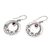 Garnet chandelier earrings, 'Royal Princess' - Garnet chandelier earrings (image 2b) thumbail