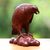 Wood sculpture, 'Mighty Eagle' - Unique Wood Bird Sculpture (image 2b) thumbail