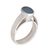 Opal solitaire ring, 'Pride' - Hand Crafted Opal and Sterling Silver Ring (image 2f) thumbail