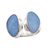 Opal cocktail ring, 'Never Apart' - Modern Sterling Silver and Opal Ring (image 2d) thumbail