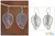 Sterling silver dangle earrings, 'Nature' - Sterling Silver Dangle Leaf Earrings thumbail