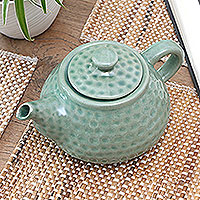 Ceramic teapot Rainforest Indonesia