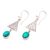 Sterling silver dangle earrings, 'Bali Harmony' - Sterling silver dangle earrings (image 2d) thumbail