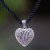 Amethyst heart necklace, 'Dream Love' - Amethyst heart necklace thumbail