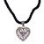 Amethyst heart necklace, 'Dream Love' - Amethyst heart necklace (image 2b) thumbail