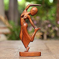 Wood sculpture Spirit Dancer Indonesia