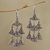 Sterling silver chandelier earrings, 'Java Belle' - Handmade Sterling Silver Chandelier Earrings thumbail