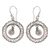 Sterling silver dangle earrings, 'Indonesian Sun' - Sterling silver dangle earrings (image 2a) thumbail