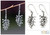Sterling silver dangle earrings, 'Coral Frost' - Hand Crafted Sterling Silver Dangle Earrings thumbail