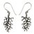 Sterling silver dangle earrings, 'Coral Frost' - Hand Crafted Sterling Silver Dangle Earrings (image 2a) thumbail