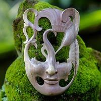 Wood mask,