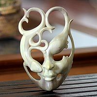 Wood mask,