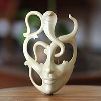Wood mask,