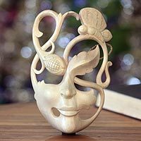Wood mask,