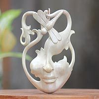 Wood mask,