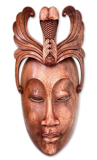 Wood mask,