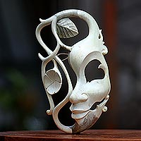 Wood mask, 'Surreal Harmony' - Wood mask