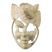 Wood mask,