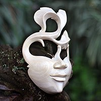 Wood mask,
