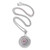 Garnet pendant necklace, 'Love's Shield' - Garnet pendant necklace (image 2a) thumbail
